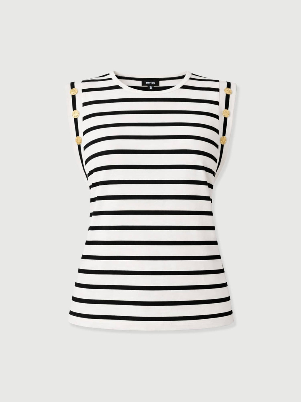 Rowan Tee - Black Stripe