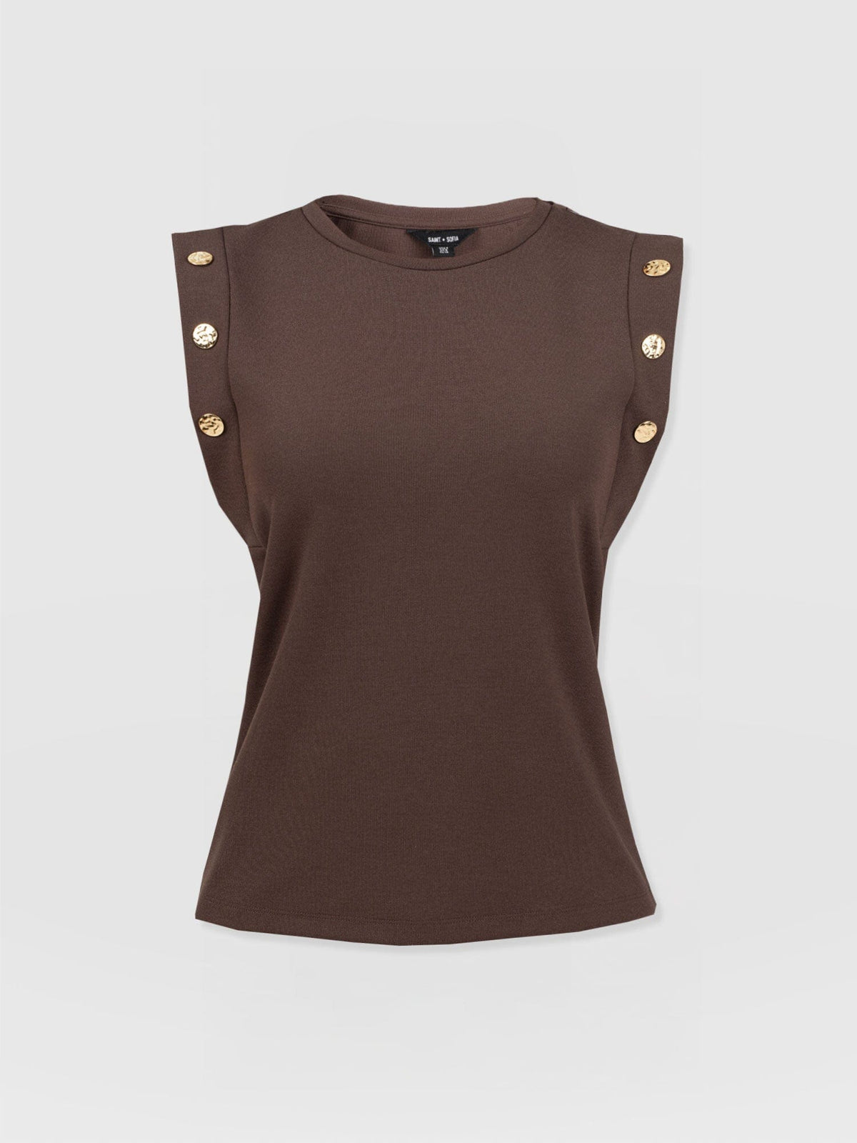 Rowan Tee - Brown - Molten