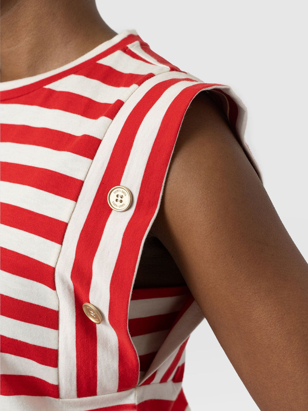 Rowan Tee - Red Stripe