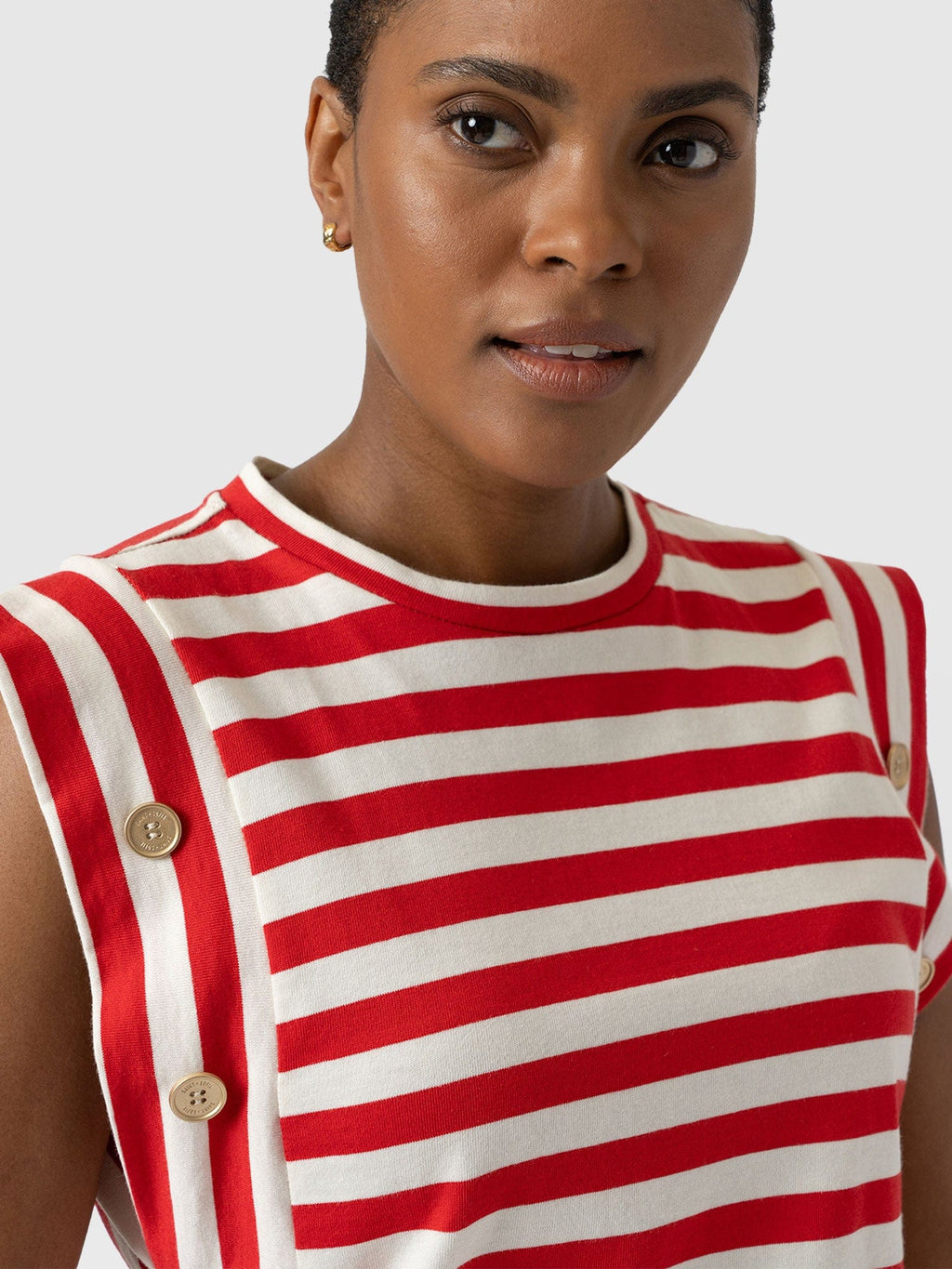 Rowan Tee - Red Stripe