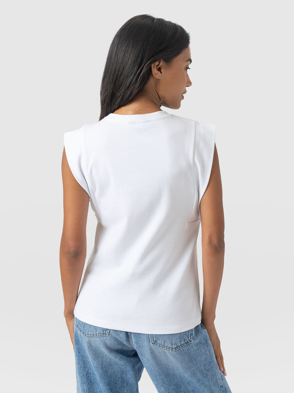 Rowan Tee - White Molten