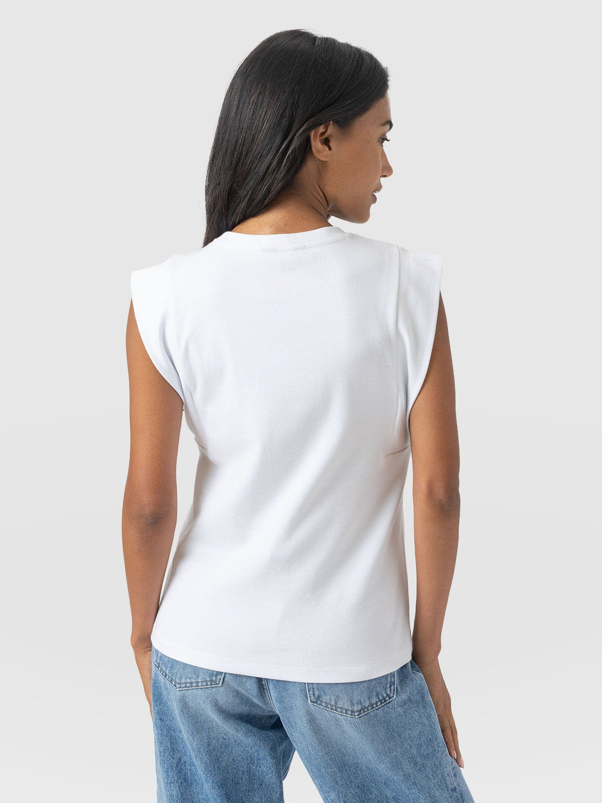 Rowan Tee - White Molten