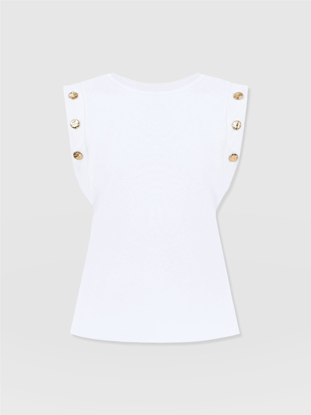 Rowan Tee - White Molten