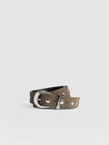 Roxie Studded Belt - Taupe