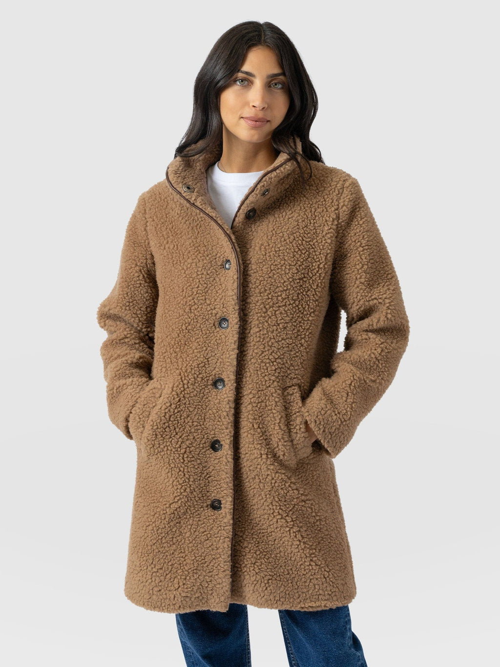 Rumer Teddy Coat - Camel