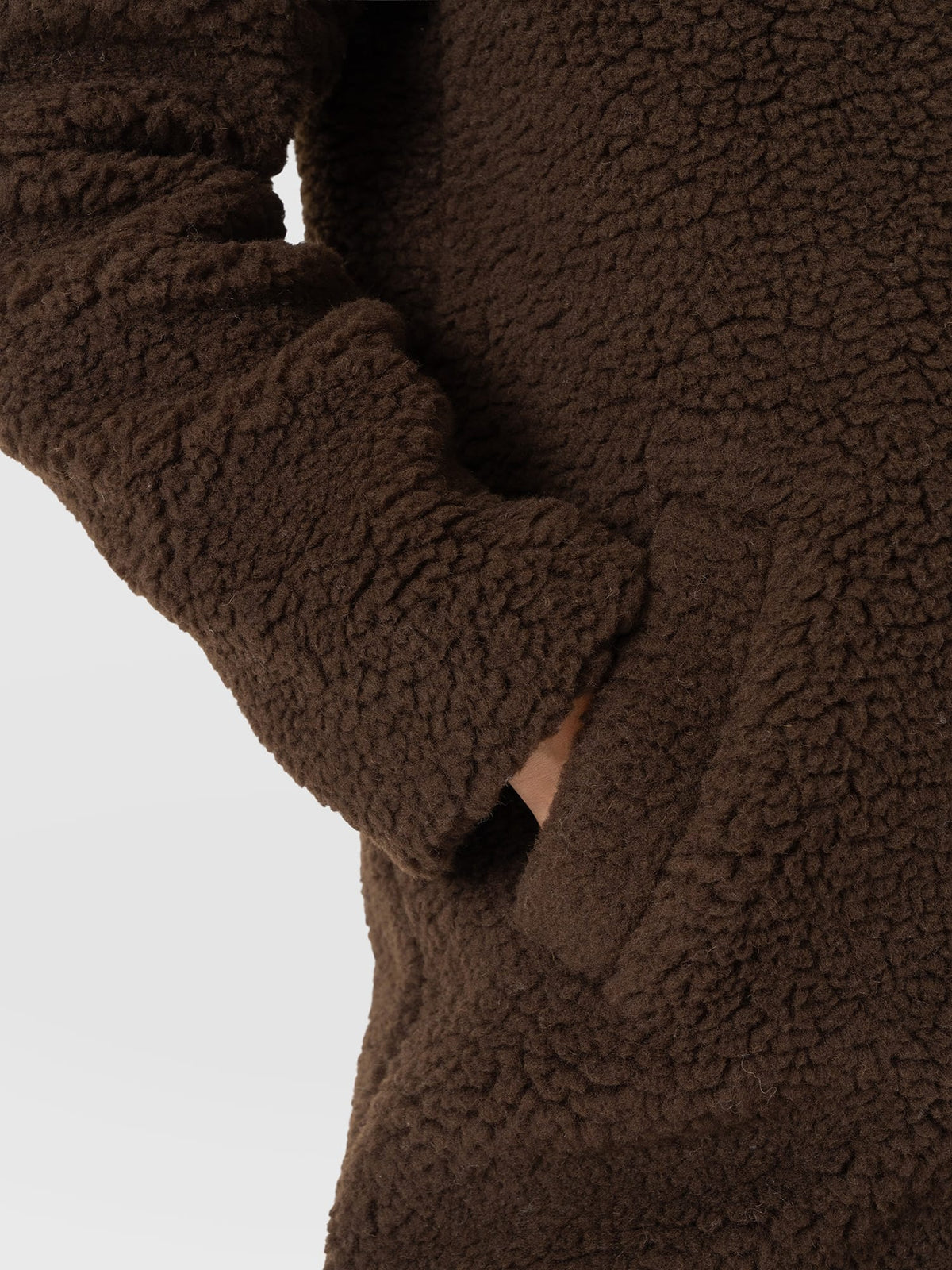 Rumer Teddy Coat - Chocolate