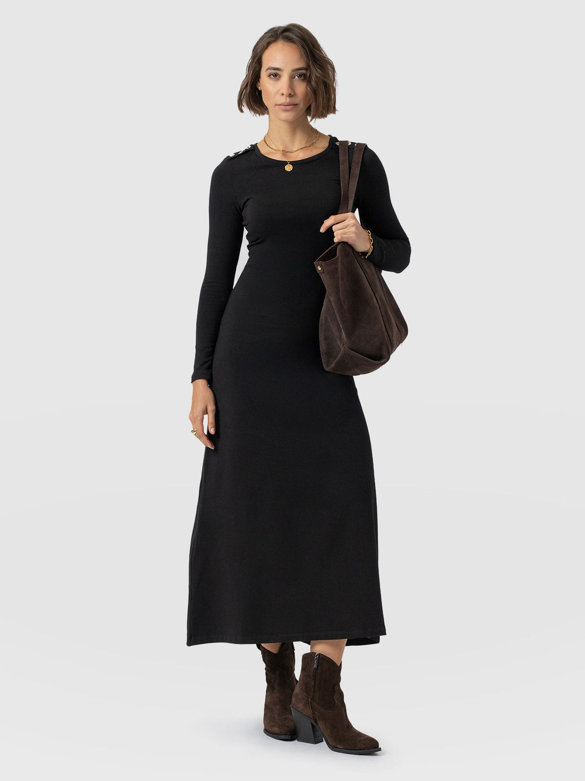 Runway Maxi Dress - Black