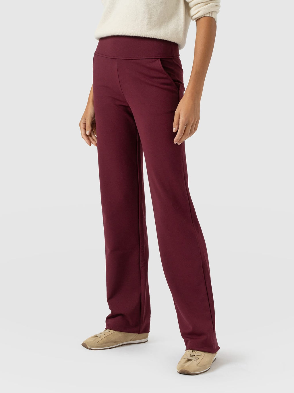 Runway Pant - Burgundy