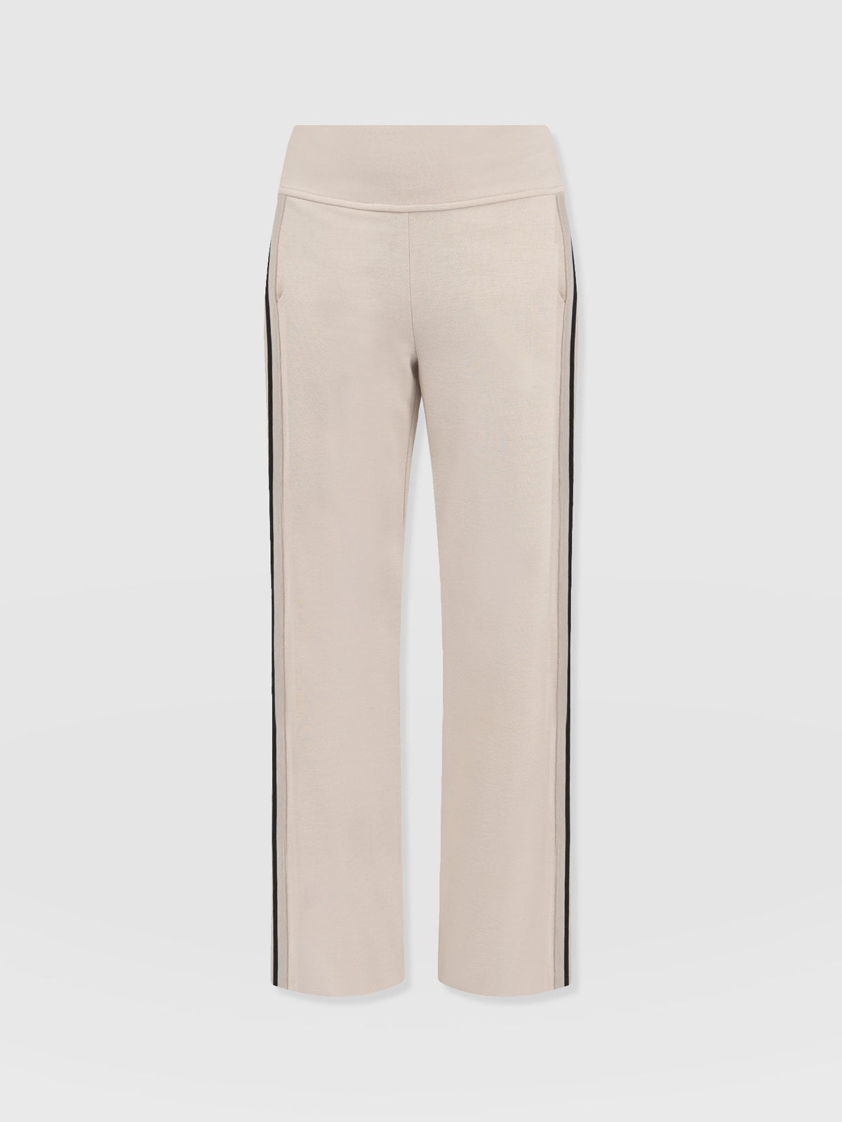 Runway Pant - Light Beige Stripe
