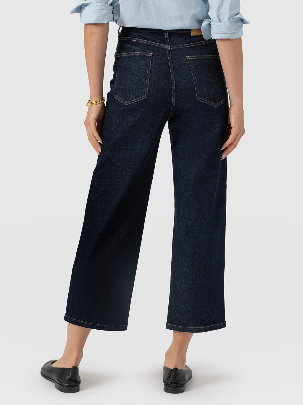 Rylie Crop Jean - Indigo