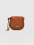 Saddle Bag - Brown Croc