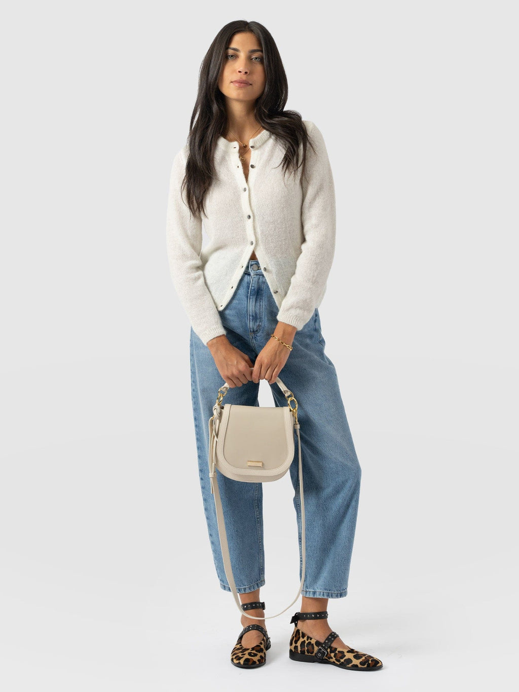 Saddle Bag - Cream