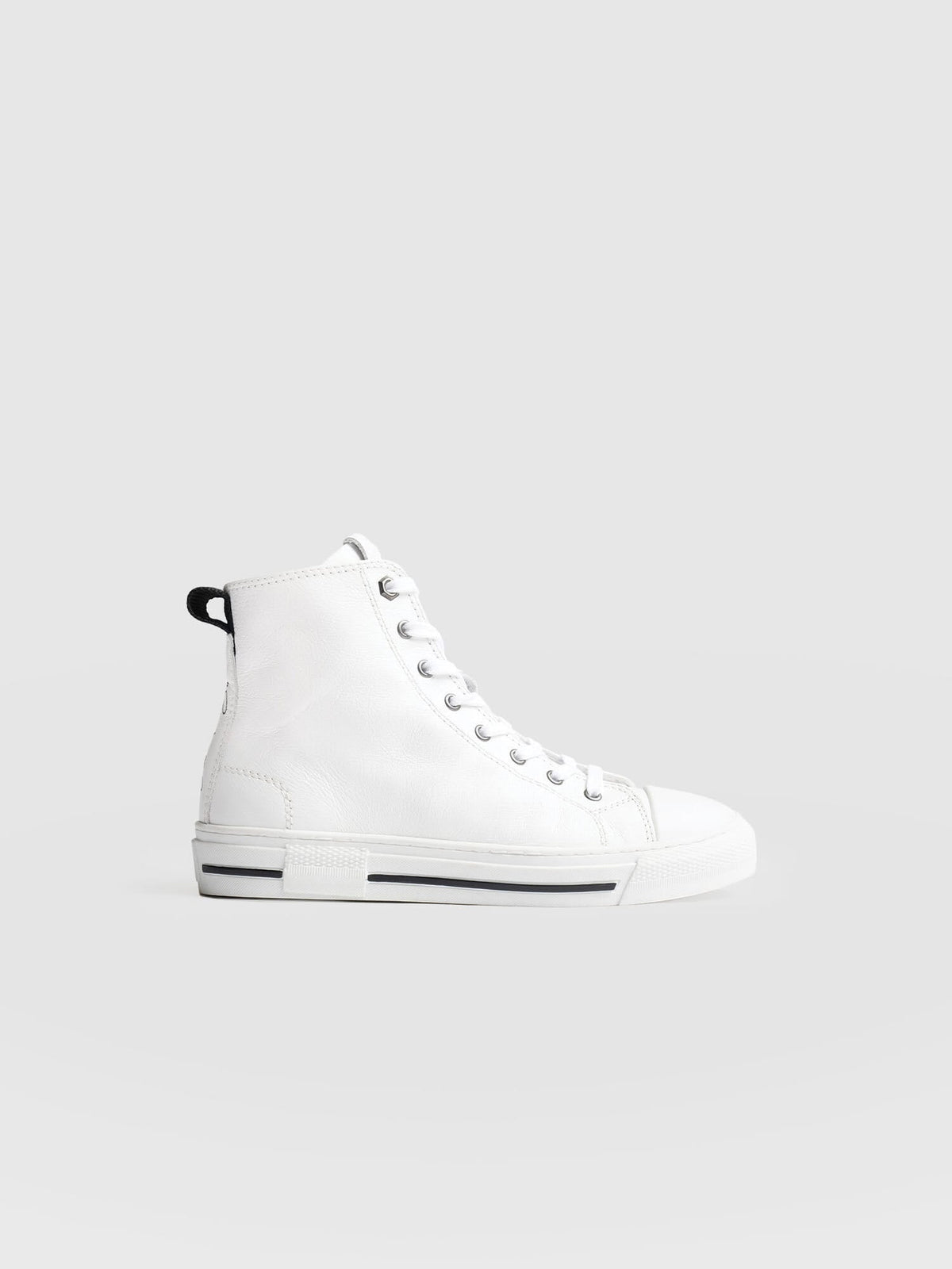 Skye High Top Sneaker - White