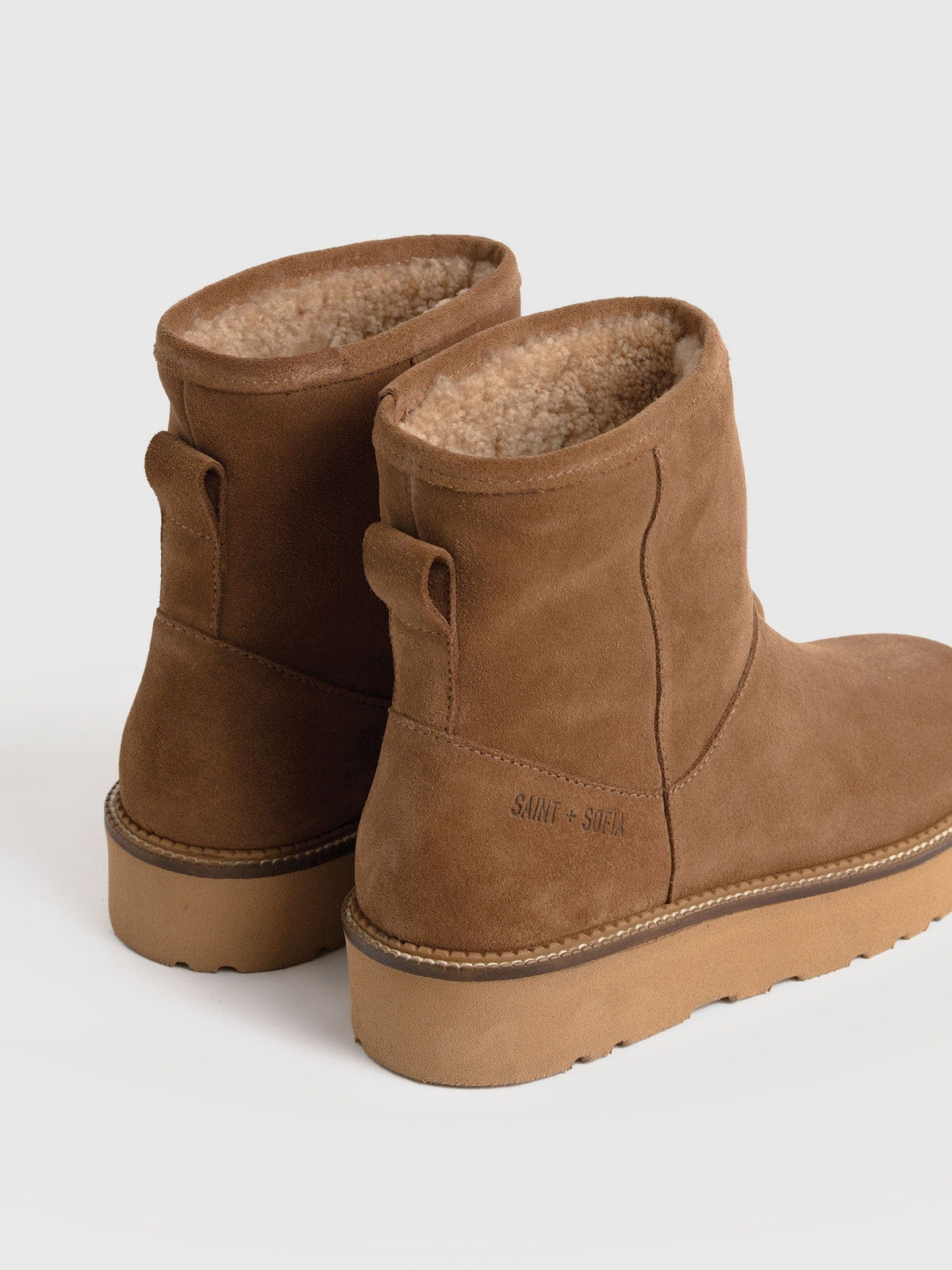 Sloane Shearling Boot - Camel