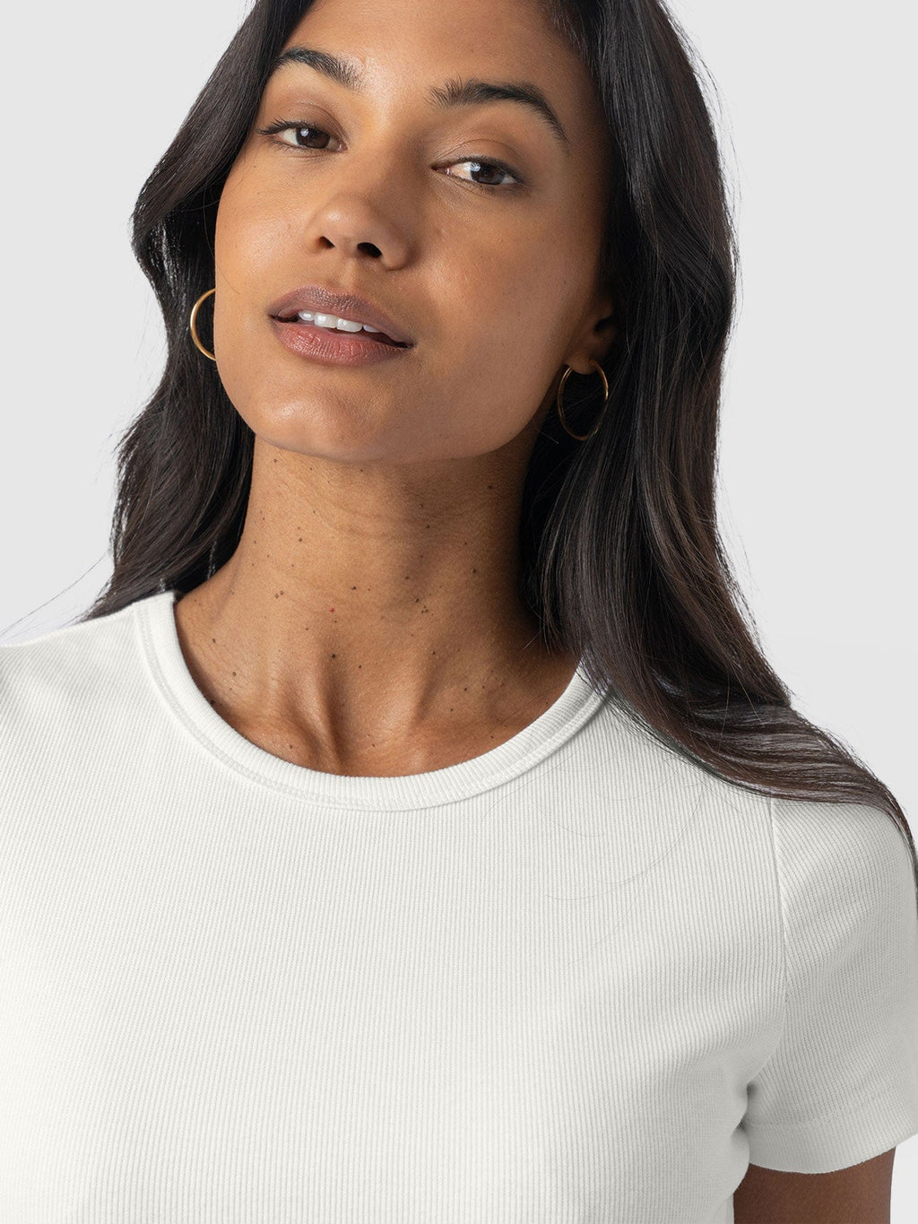 Sophia Contrast Dress - White Broderie