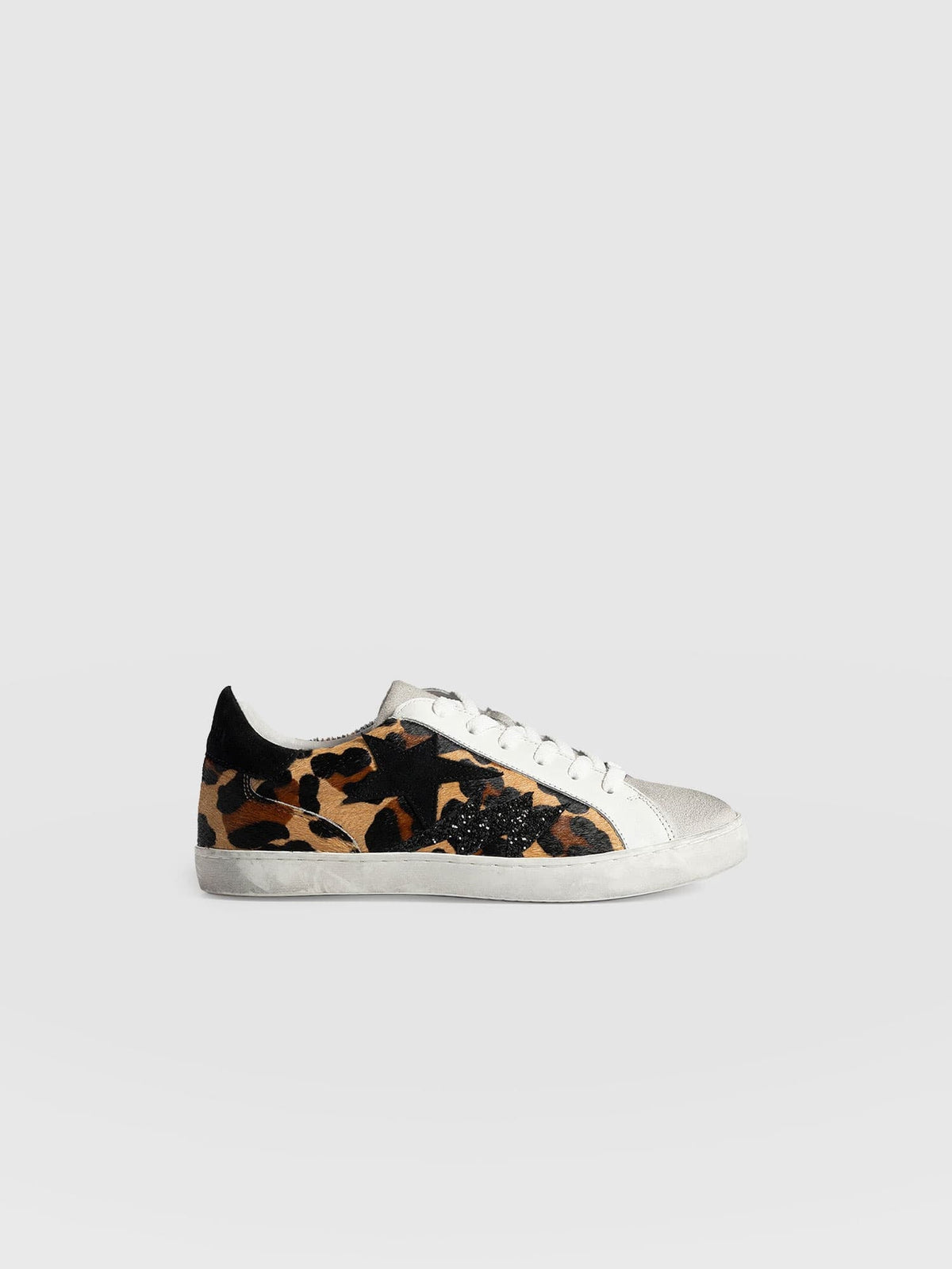 Spitalfields Sneaker - Leopard/Star