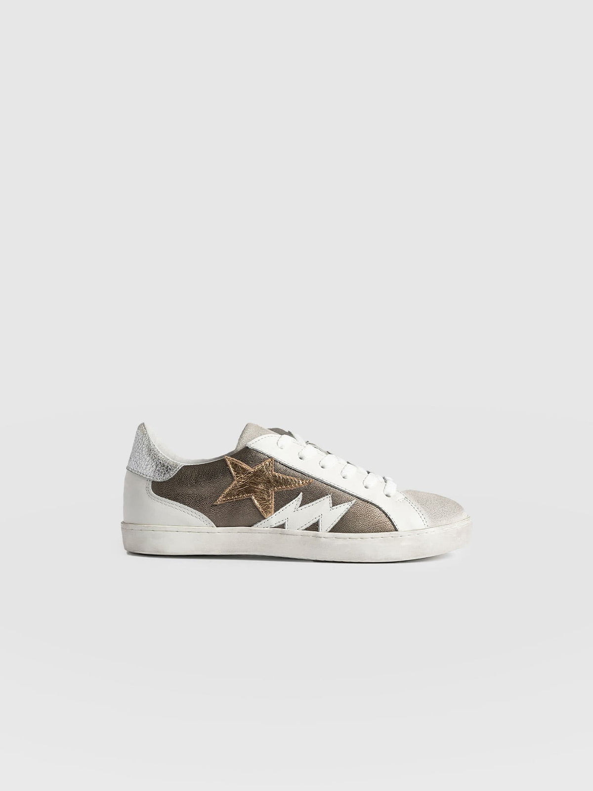 Spitalfields Sneaker - Metallic Gold