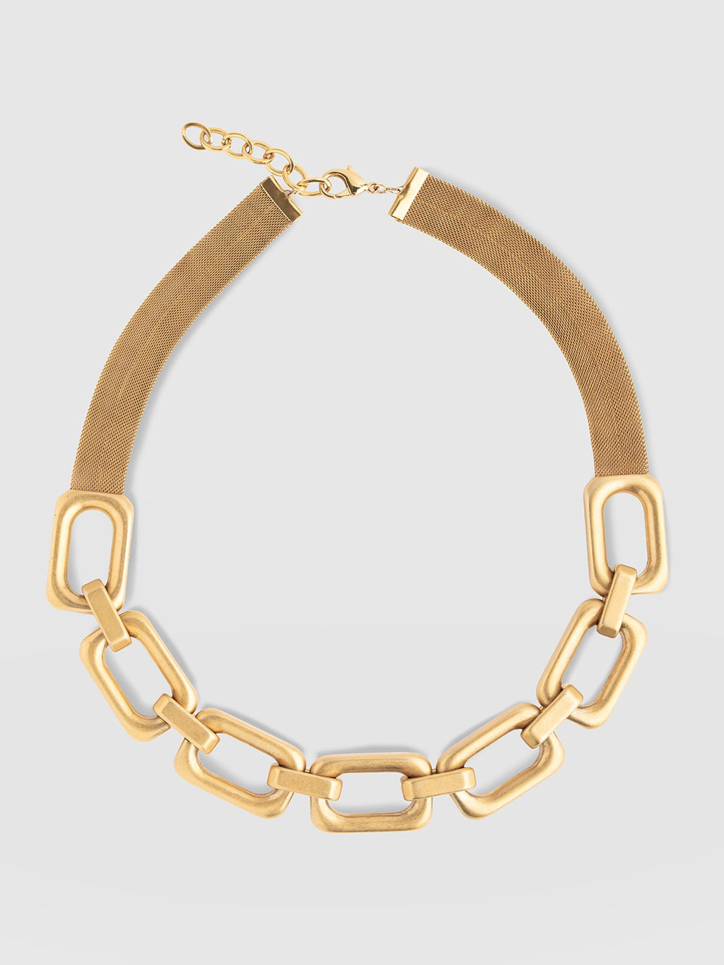 Statement Chain Necklace - Gold