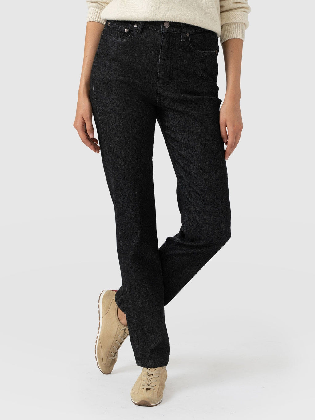 Straight Leg Jean - Black Wash