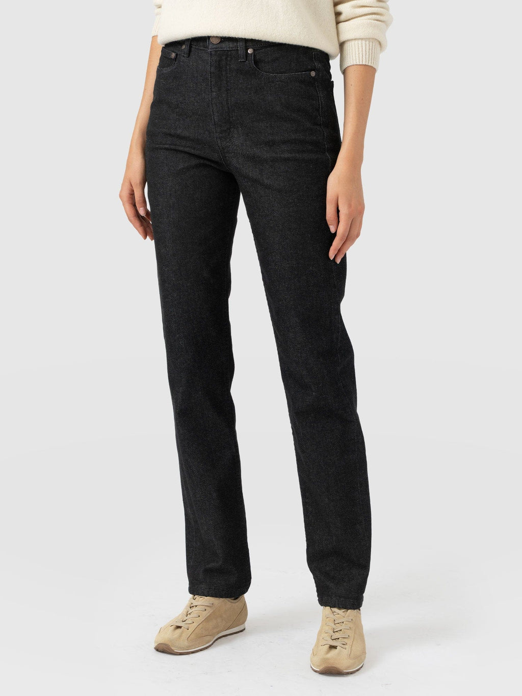 Straight Leg Jean - Black Wash