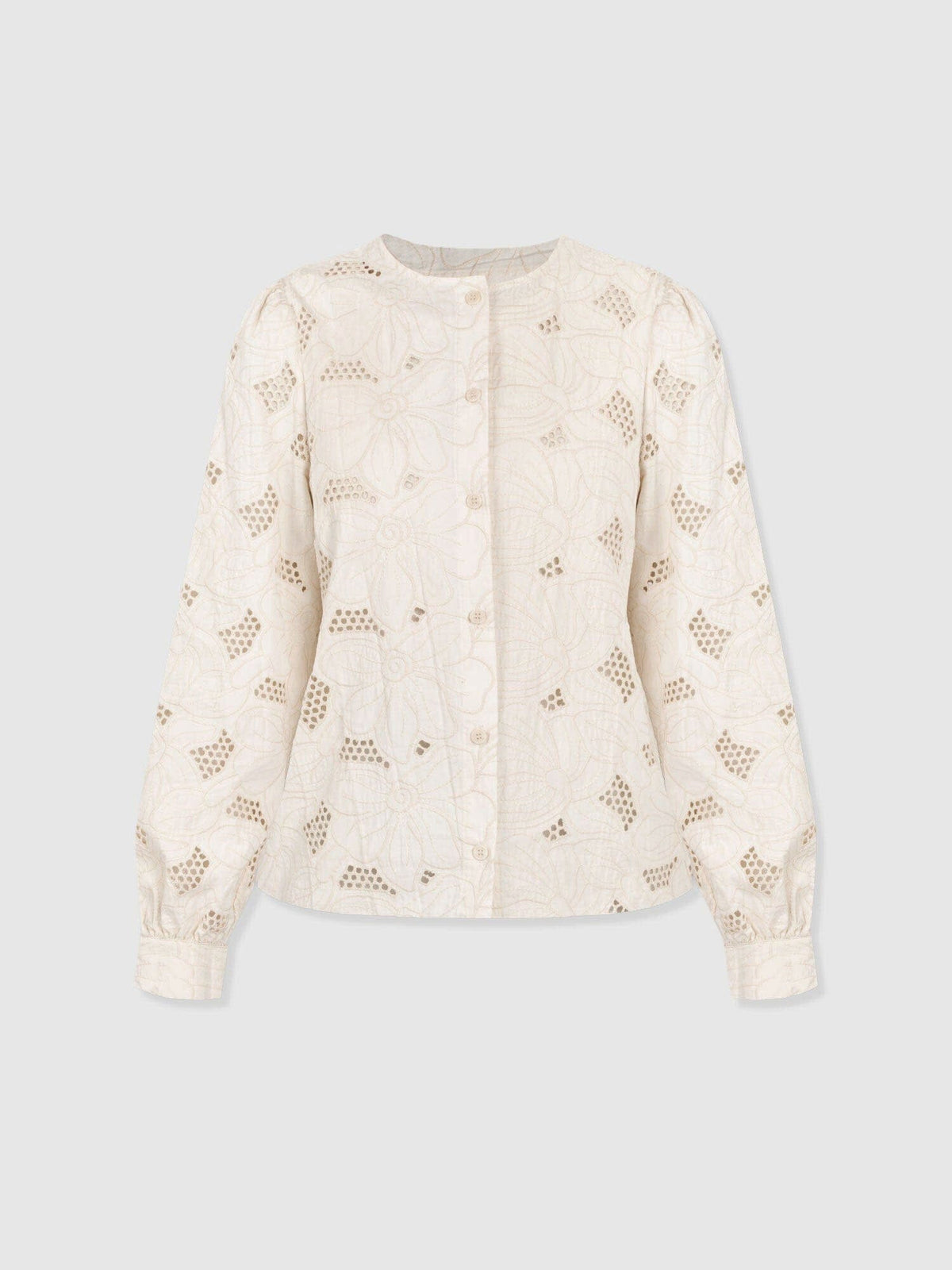 Tabitha Blouse - Cream Floral
