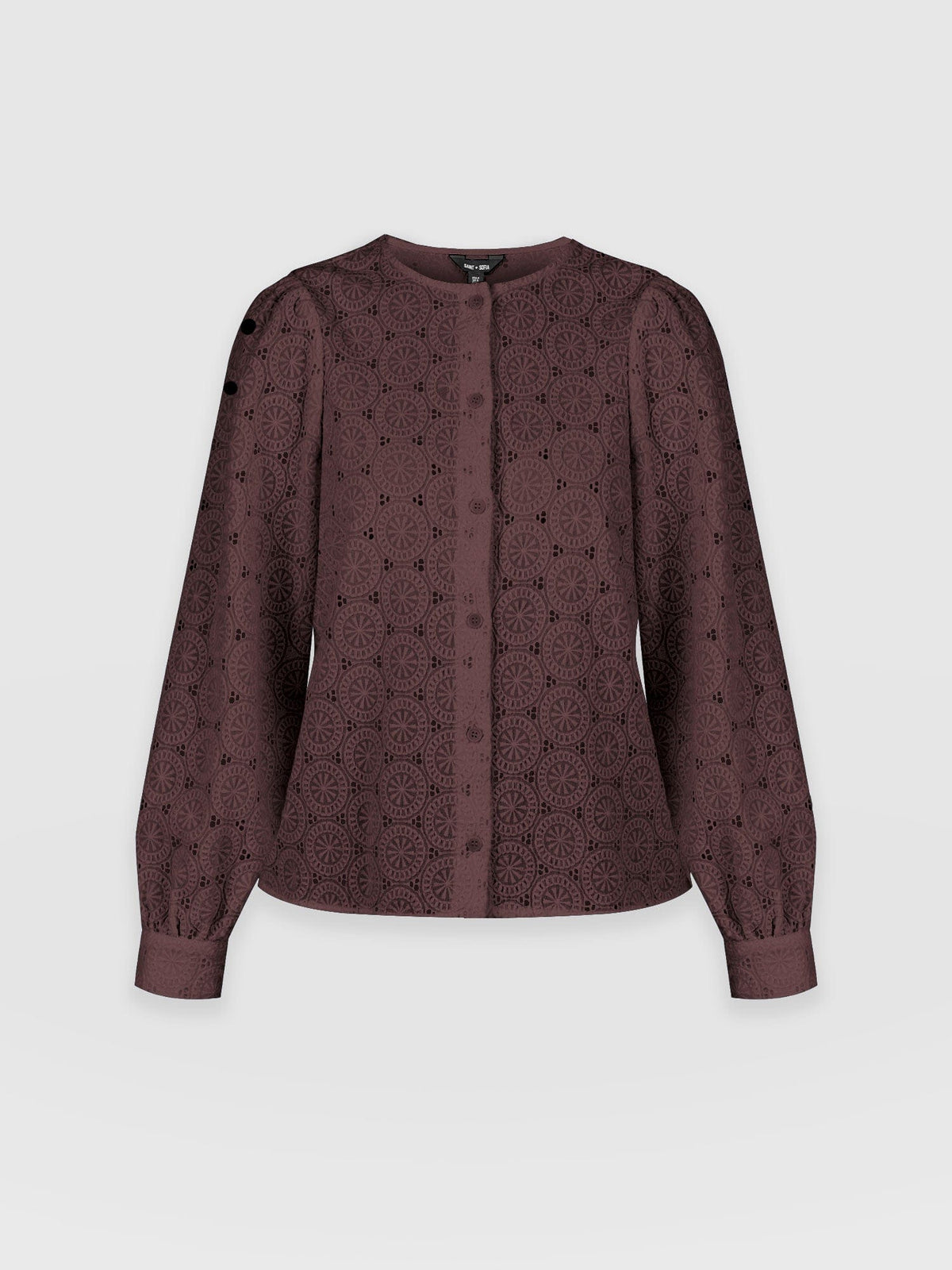 Tabitha Blouse - Maroon