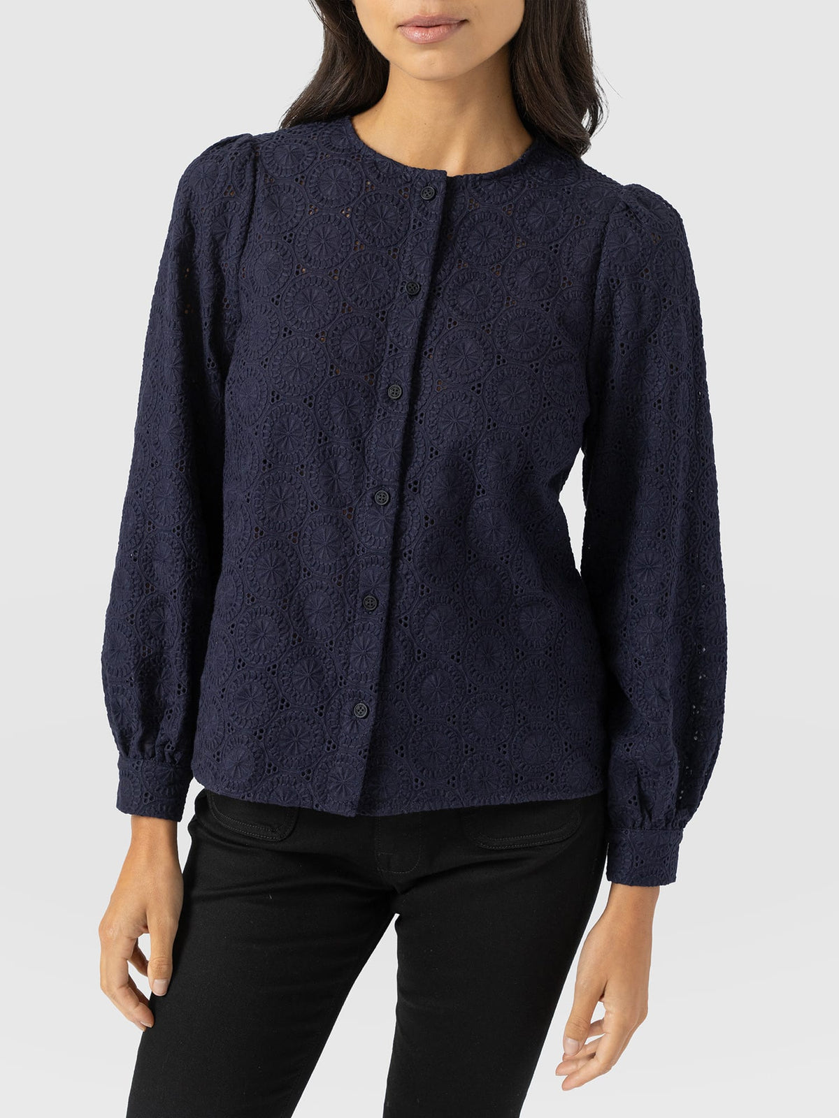 Tabitha Blouse - Navy