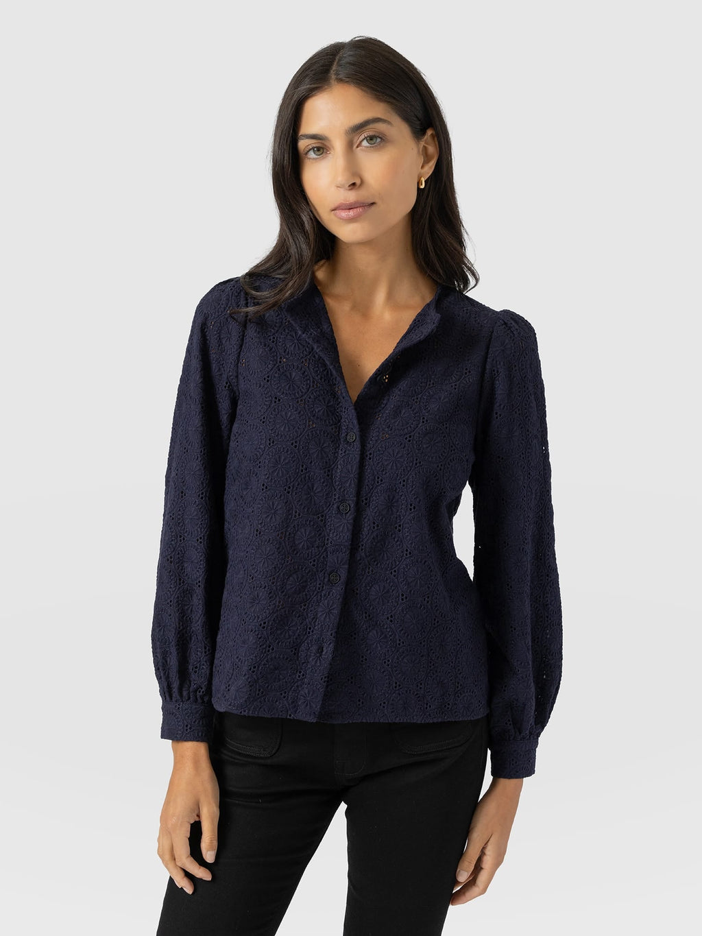 Tabitha Blouse - Navy