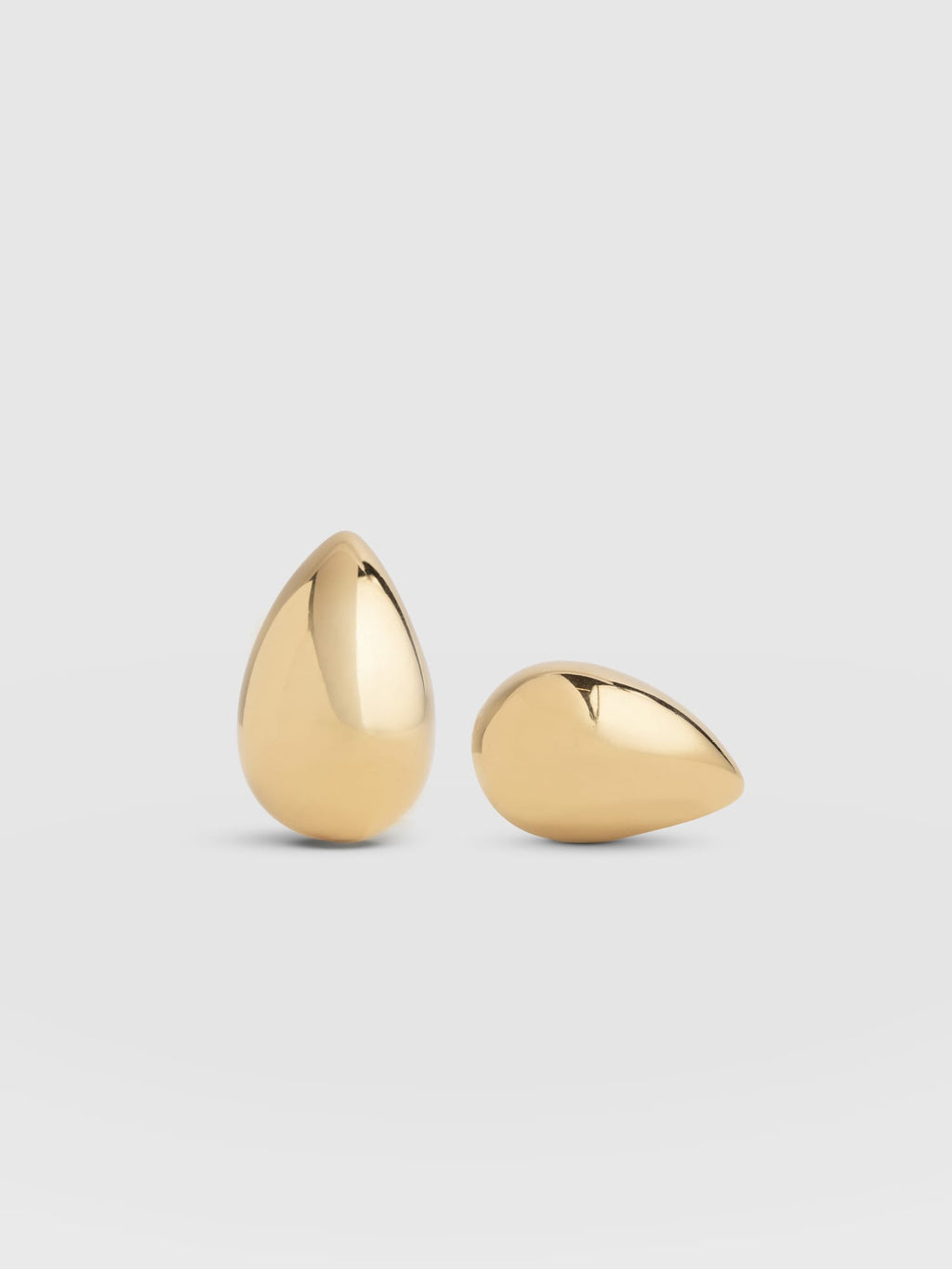 Teardrop Large Earrings - Gold