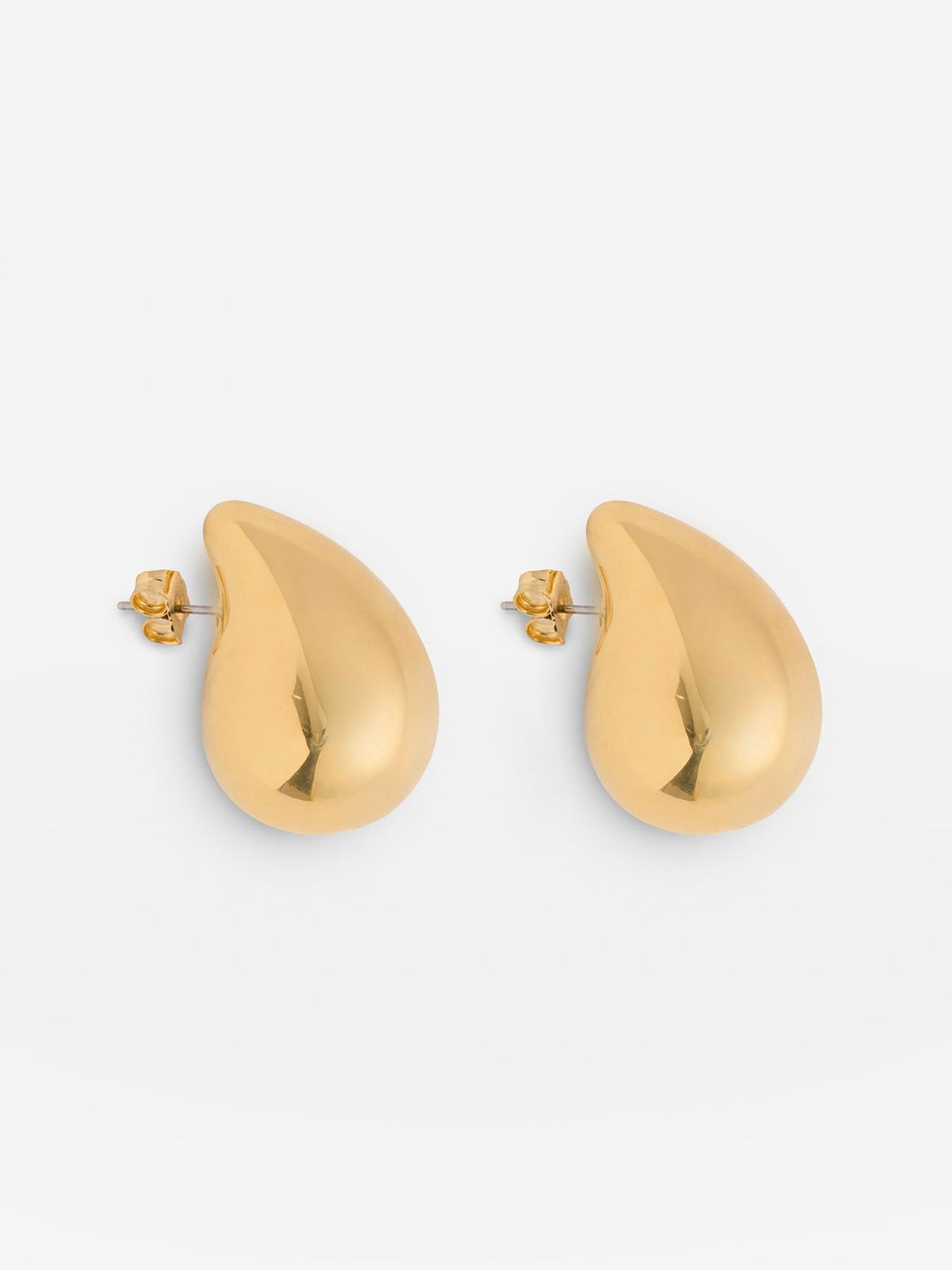Teardrop Large Earrings - Gold