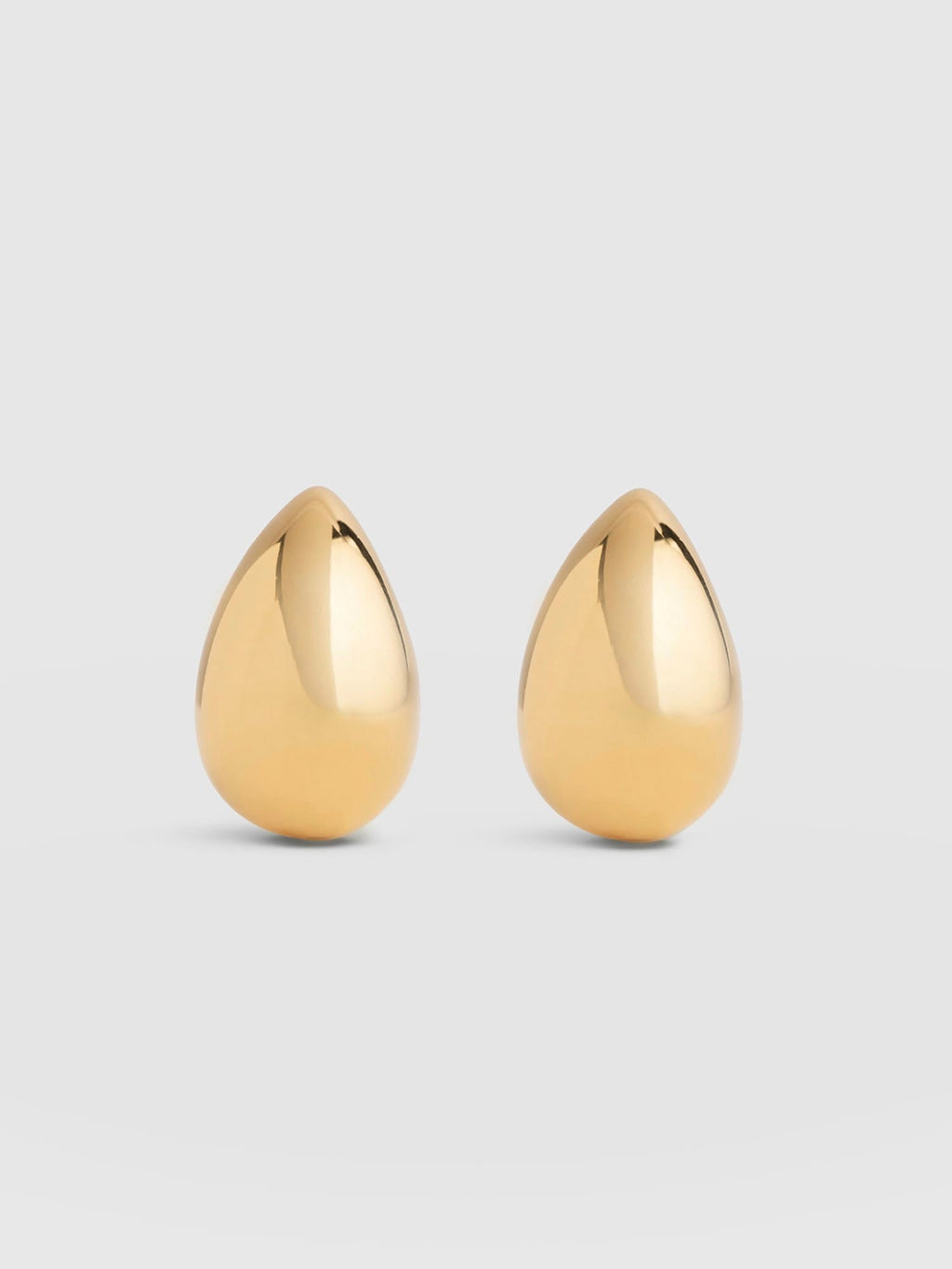 Teardrop Large Earrings - Gold