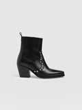Texas Studded Boot - Black