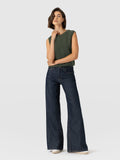 Ultra Wide Leg Jean - Indigo