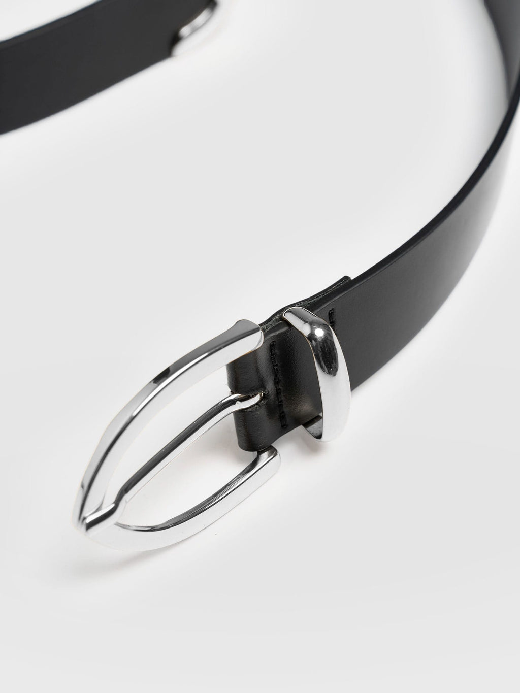 Hoxton Belt - Black/Silver