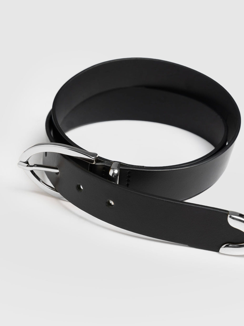Hoxton Belt - Black/Silver