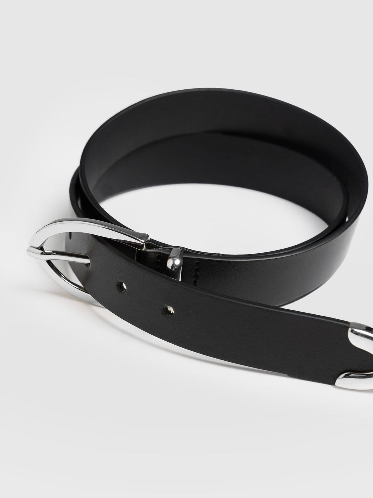 Hoxton Belt - Black/Silver