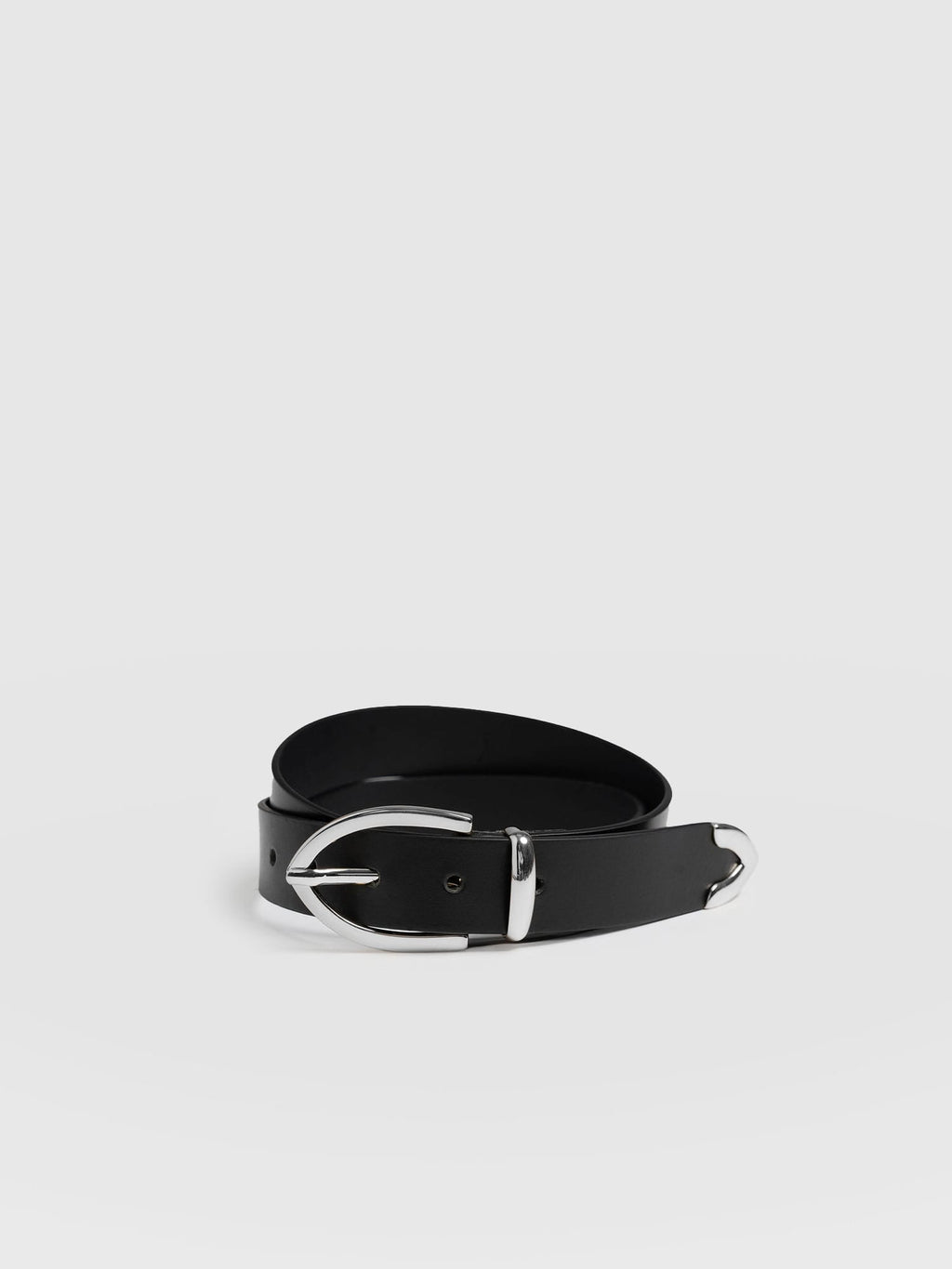 Hoxton Belt - Black/Silver