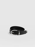 Hoxton Belt - Black/Silver