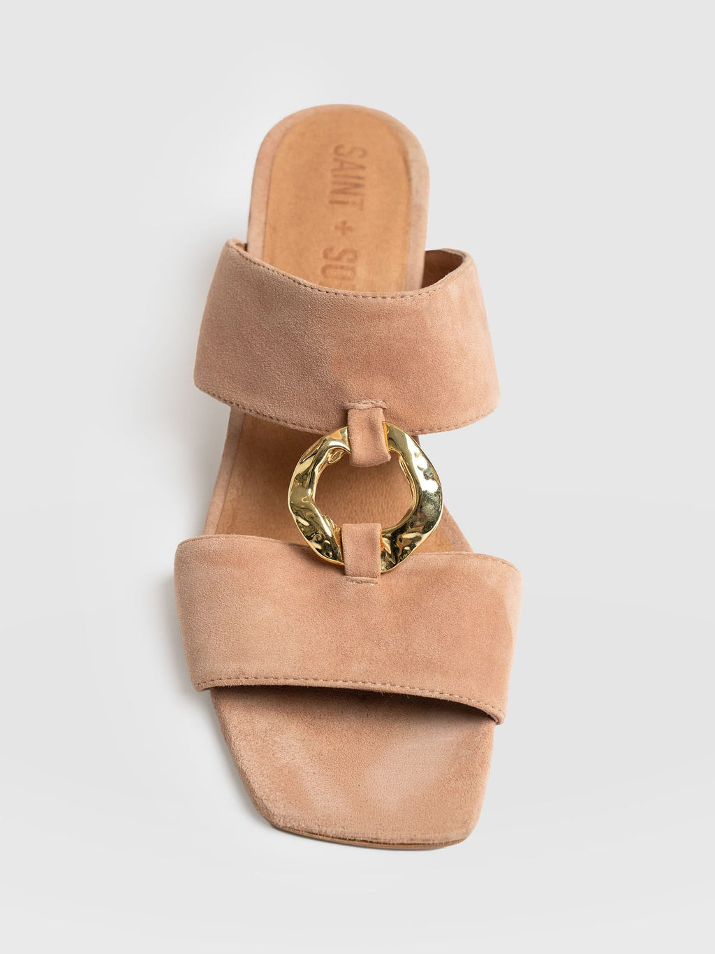 Vivienne Heeled Mules - Blush