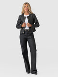 Wide Leg Jean - Black Wash