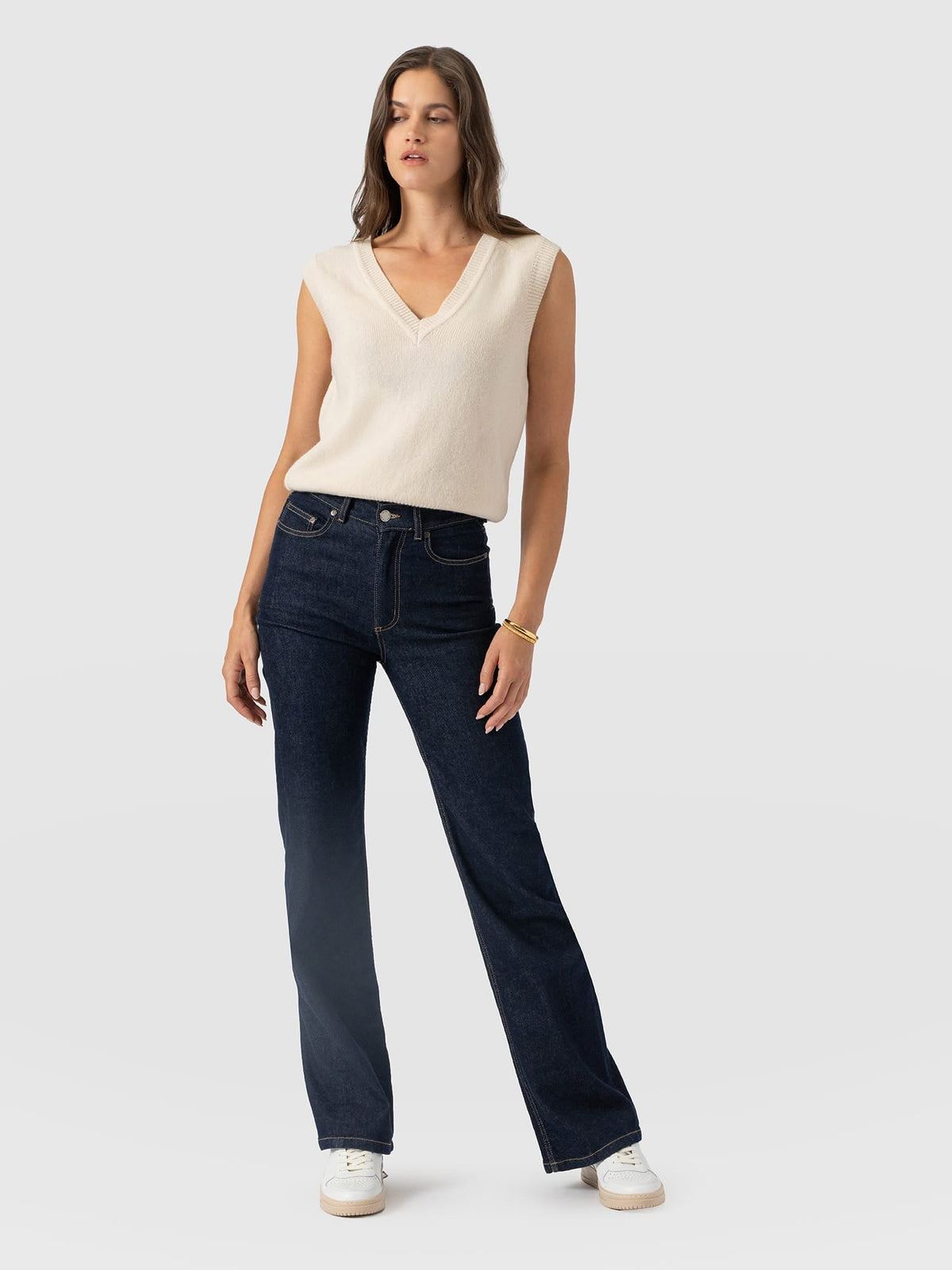 Wide Leg Jean - Indigo Blue